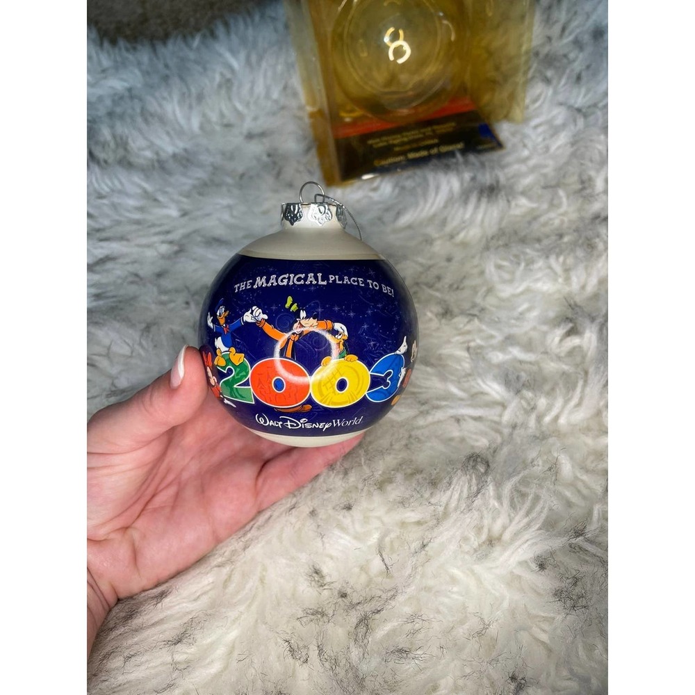 Disney World park souvenir glass ball christmas ornament 20030